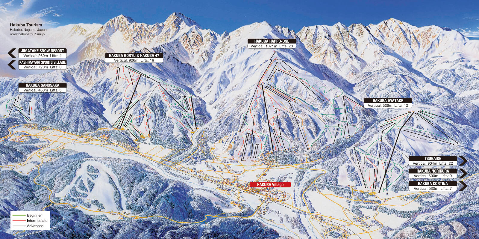 Hakuba Valley - Ski Resort and Area Information