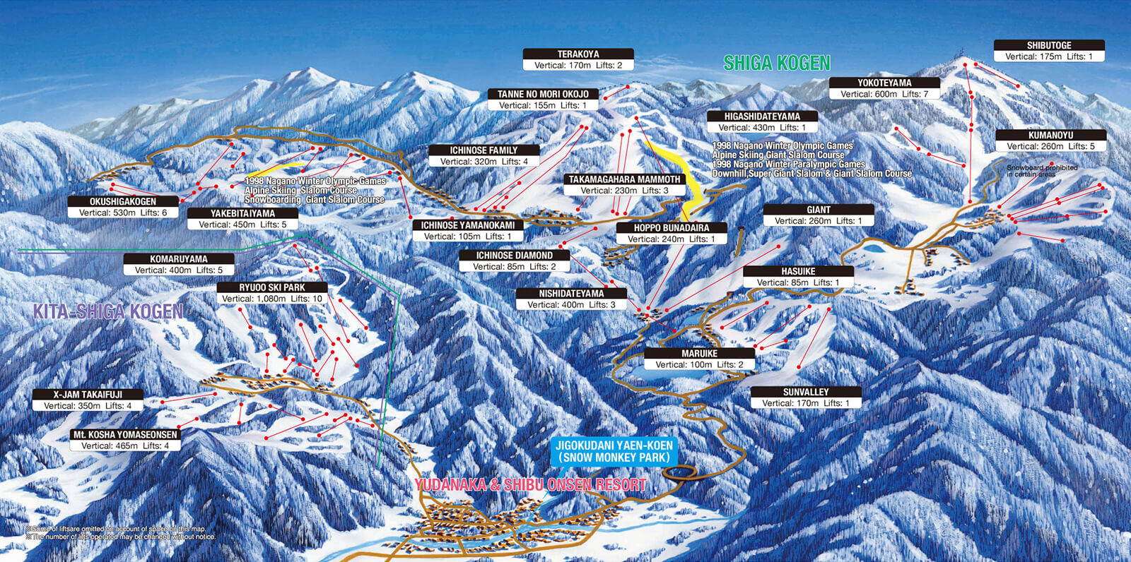 Shiga Kogen - Ski Resort and Area Information